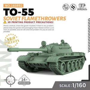 SSMODEL 1/160 N SCALE Military Model Kit Soviet  TO-55 Flamethrowers GAMES - Picture 1 of 5