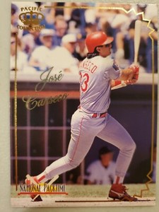 1995 Pacific Collection National Packtime Card 9 Of 18 JOSE CANSECO