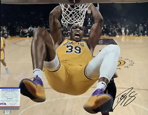 2020 NBA CHAMPION DWIGHT HOWARD LAKERS SIGNED 16X20 DUNK  PHOTO  PSA ITP - Picture 1 of 4