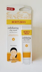 Burt's Bees DETOXIFYING CLAY MASK with Plum Extract Antioxidant Smooths Texture - Picture 1 of 1