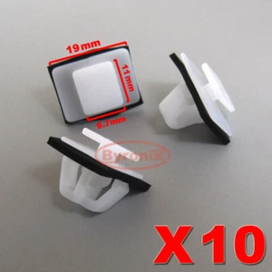 CLIPS DE MOLDURA PARA EL ARCO DE RUEDA PARA SSANGYONG TIVOLI DELANTERO EXTERIOR PLÁSTICO X 10 - Imagen 1 de 1