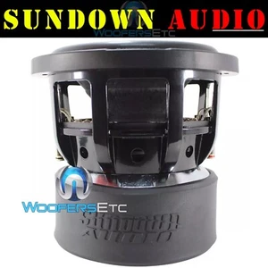 SUNDOWN AUDIO X-8 V.4 D4 8" 1000W RMS DUAL 4-OHM CAR SUBWOOFER BASS SPEAKER NEW - Picture 1 of 4