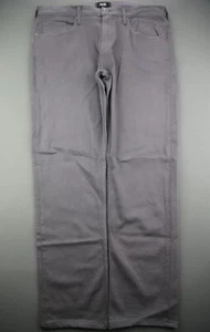 Pantalones de mezclilla para hombre Paige Federal ajustados rectos grises elásticos talla 34 (MSR 36x30) - Imagen 1 de 8