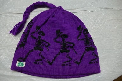 100% lana gorro esquí sombrero Moriarty of Stowe Grateful Dead nuevo stock antiguo mano artesanal Foto 1 de 4