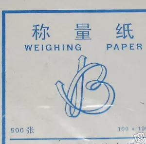 4" Weigh Weighing Paper 500/pk Dish Scale Balance Lab New - Picture 1 of 1