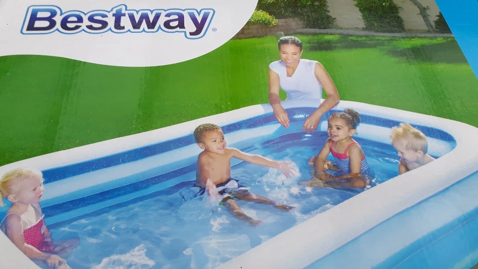 Bestway Kinderpool Swimming POOL 262 x 175 x 51 cm Family  PLANSCHBECKEN NEU DHL - Bild 1 von 1