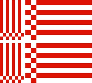 ALLEMAGNE Lot 4 Vinyl Stiker autocollant Drapeau flag Bremen - Bild 1 von 1