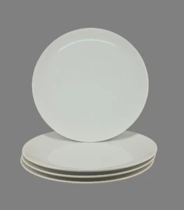 FAIRMONT 4pcs Coupe White Dinner Plate Set Ceramic, Porcelain, Restaurant 27cm - Picture 1 of 7