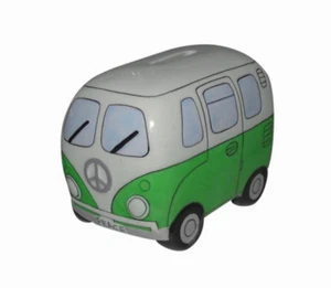 CERAMIC CAMPER VAN MONEY BOX in GIFT BOX GREEN (CV26) - Picture 1 of 1