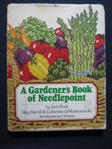 Gardener's Book of Needlepoint [Hardcover 1979] Jack Bodi,  Meg Merrill - Picture 1 of 12