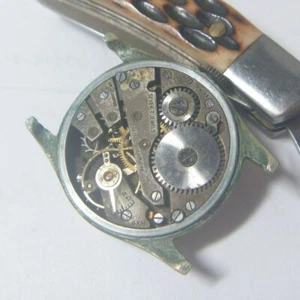 1930s Mimo Watch Co Gents Early Sporty 26mm Bezel 7J Movt Dial Hands!! - Picture 1 of 8