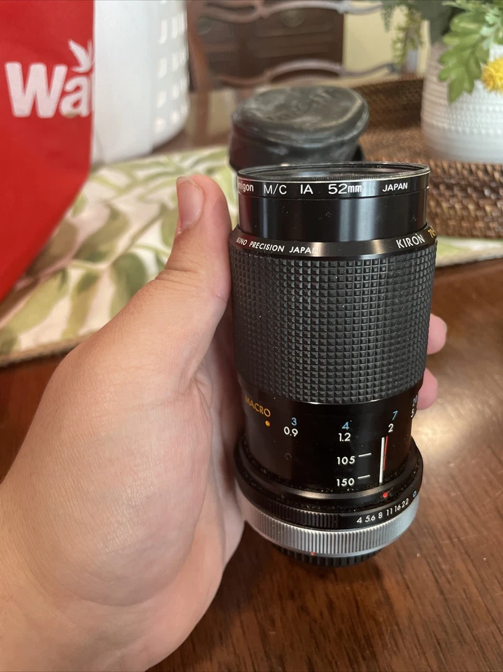 Kiron 70-150mm F4 W/ Canon FD Mount + SAMINGON M/C IA 52mm FILTER LENS + CASE - Image 1 of 4