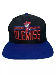 Cappello/cappello vintage Ole Miss Rebels bicolore - Nuovo con etichette - Foto 1 di 3