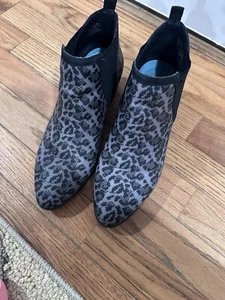 Betabrand Chelsea Pull On Mujer Talla 9 Animal Print Guepardo Botines - Imagen 1 de 9