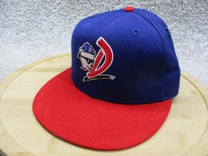 Vintage New Era 59Fifty Daytona Cubs Cap MiLB Pro Model Size 6 7/8 Blue Red Logo - Picture 1 of 14
