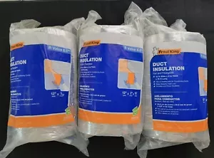 Thermwell Products 2"x12"X15' Fiberglass Insulation Duct Insulation 3 Pack - Picture 1 of 2