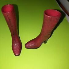 Bratz Doll Red Tall Boots Heels- Vintage- Cloe - Rock Angelz