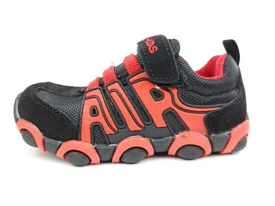 Zara Kid's Sneakers Boy's Size 27 US 10 Toddler Black and Red - Image 1 of 4