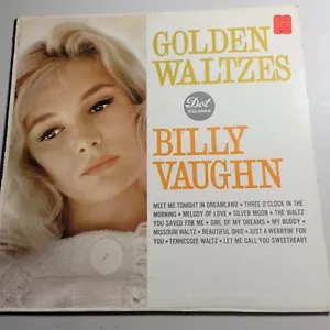 Billy Vaughn: Golden Waltzes Jazz Folk 1961 Vinyl LP Record Stereo Dot 25280 - Picture 1 of 12