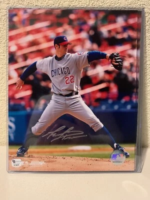 Mark Prior Signed Chicago Cubs 8x10 Photo GAI - Image 1 of 4