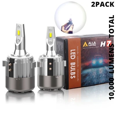 LED H7 Low Beam Headlight Bulbs for VW Passat Mercedes-Benz ,Plug & Play,OffRoad - Image 1 of 4
