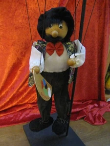 Marionnette à fils "peintre" en bois et tissus Taille 46cm _N° MR57 - Photo 1/10