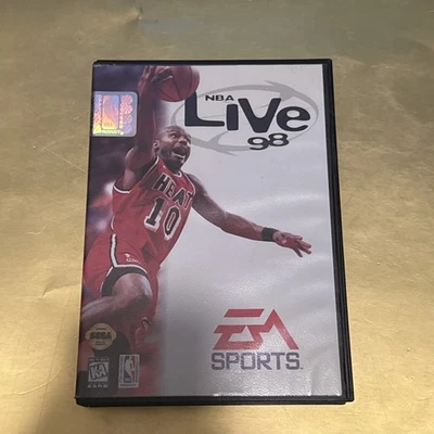 NBA Live 98 (Sega Genesis, 1997) CIB - Image 1 of 4