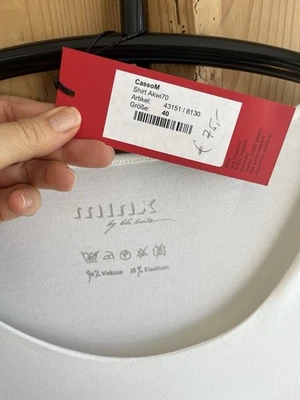 MINX Shirt Longsleeve weiß 🤍 Gr. 40 🤍 langärmelig m. orig. Etikett 🤍NEU - Bild 1 von 4