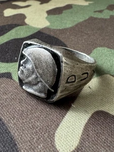German officer's ring. Wehrmacht 1939–1945, World War II, WWII - Picture 1 of 7