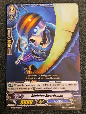 *Misprint* Skeleton Swordsman BT02/049EN C Cardfight! Vanguard NM Crimped - Image 1 of 2
