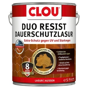 Esmalte de protección permanente Clou Duo Resist 5,0 Ltr nogal - Imagen 1 de 2