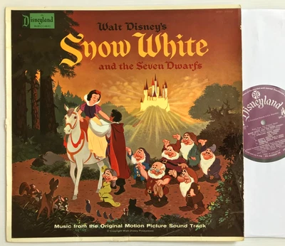 Snow White And The Seven Dwarfs Walt Disney Soundtrack Vinyl Album Uk 1st ED - Image 1 of 4