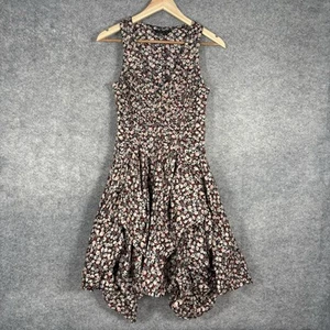 AllSaints Dress Womens UK 8 Pink Tokyo Ditzy Floral Parachute Boho Festival - Picture 1 of 11