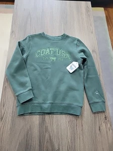 Goat USA Unisex Youth Size Large Green Sweatshirt - Picture 1 of 10