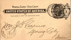 Vintage Postal Card Martin Bros. Wholesale Grocers Chattanooga TN 1902 - Picture 1 of 3