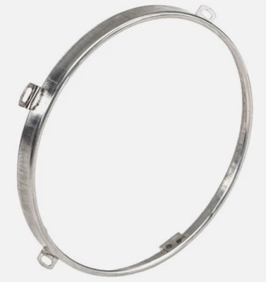 Anillo bisel faro plateado OEM izquierdo o derecho Jeep Wrangler 2007-2018 68003772AA Foto 1 de 4