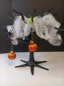 Árbol de truco o trato de Halloween Lenox ¡completo con mis feas decoraciones baratas! - Imagen 1 de 5