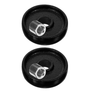  2 Pcs Utility Trailer Jack Front Wheel Floor Repair Wheels Replacement - Picture 1 of 12