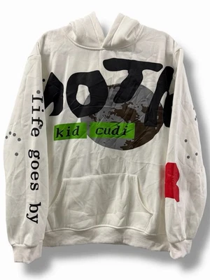 Kid Cudi FOUR CACTUS Man On The Moon 3 White Hoodie Pullover Sweatshirt Size XL - Image 1 of 4