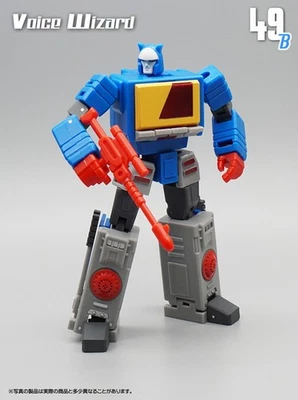 For MFT MF-49B Blue Soundwave w/ Cassette Small Scale Transforming Robot - Image 1 of 4