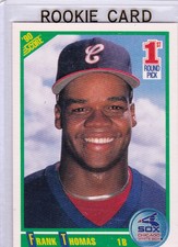 FRANK THOMAS ROOKIE CARD 1990 Score MLB DRAFT PICK RC Chicago White Sox Baseball