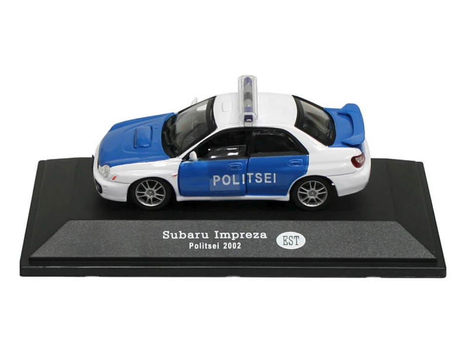 Subaru Impreza Police Estonia 2002 Police Edicola 1:43 Estonia - Image 1 of 1