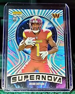 Jahan Dotson 2022 Panini NFL Instant Supernova #24 Rookie Football Card 1/1523 - Picture 1 of 2