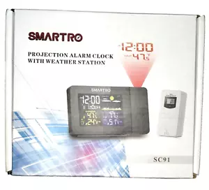 Nuevo Reloj Despertador Proyección SMARTRO SC91 para Dormitorios con Estación Meteorológica - Imagen 1 de 4
