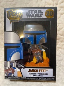 Star Wars #20 Jango Fett - Funko POP - Enamel Pin- Brand New Sealed - Bild 1 von 4