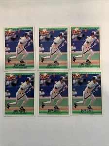 LOT (6) 1992 Donruss Rookies Jeff Kent RC #61 Toronto Blue Jays ️♨️♨️♨️♨️f - Photo 1/4
