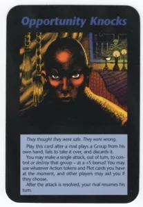 Opportunity Knocks Card New World Order Illuminati RARE INWO Steve Jackson Games - Picture 1 of 2