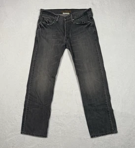 Pantalones de mezclilla negros rectos vintage Levi's ECO 539 31X30 botón mosca - Imagen 1 de 18