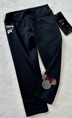 NUEVO Disney GK Elite LEGGINGS Leotardo Gimnasia MINNIE MOUSE MICKEY Bling TALLA: CL Foto 1 de 4