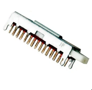 Interruttore scorrevole 10 poli, 2 pos., E - E (tasto) dritto, stampa. Leva 6 mm, 1 pz. - Foto 1 di 2